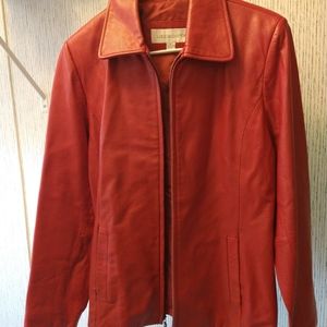 Liz Claiborne Leather Blazer